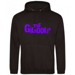 The Gilhoolys Purple Text Logo Hoodie